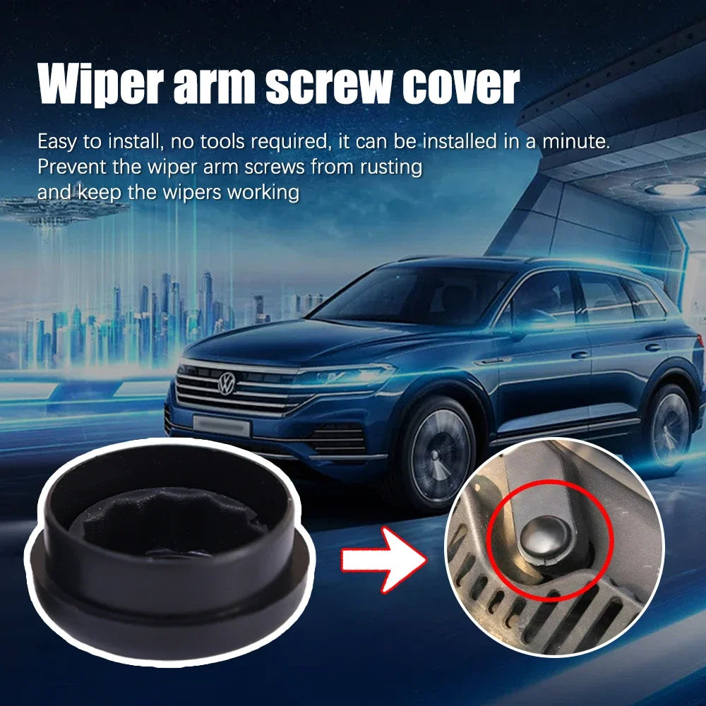 2/10pcs Car Front Windshield Wiper Arm Covers Nut Cap Wiper Arm Bolt Caps for VW Caddy Hyundai Tucson Santa Creta Kona Genesis