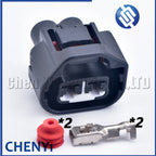 2 Pin Automobile waterproof connector Air conditioning cool Fan plug 90980-11237 For Toyota Highlander Corolla Prado RV4