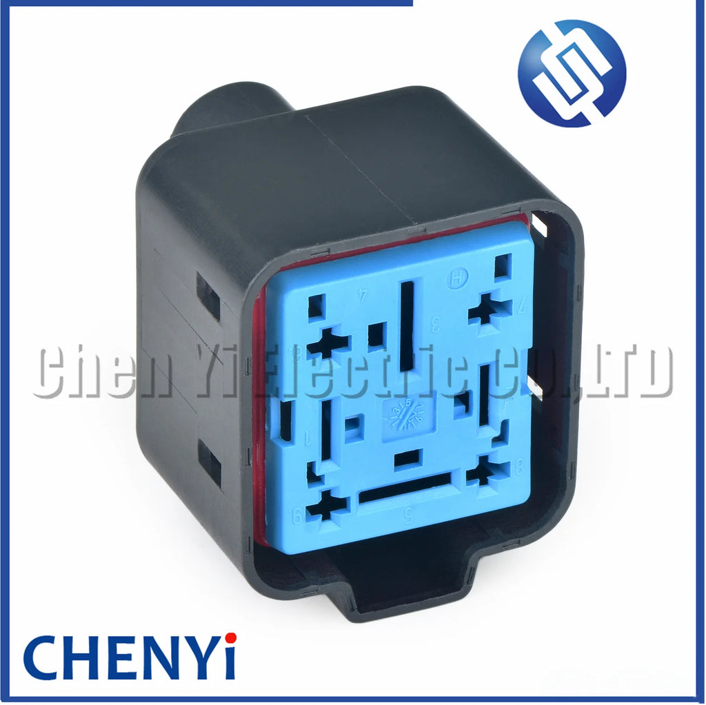 8 Pin Automotive waterproof connector Car air conditioning electronic fan relay harness plug 10740372 60431011 98AG-14A464-KHA