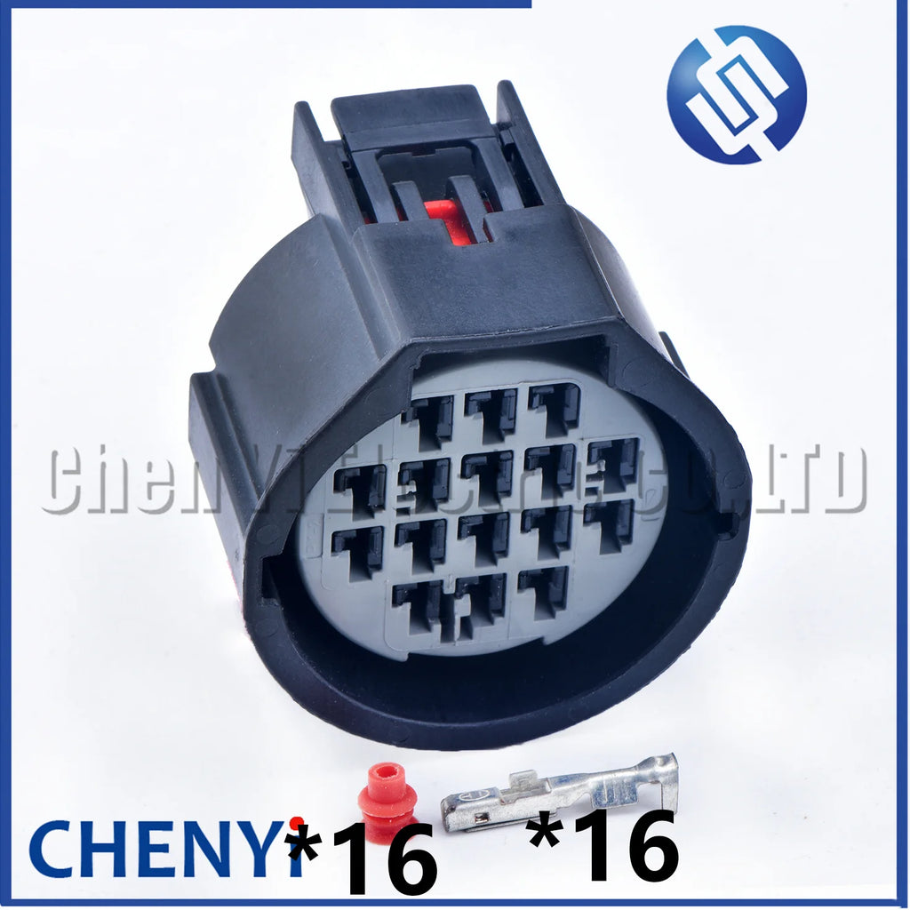 16 Pin waterproof connector Car headlight plug 7283-3445-30 7282-3445-30 For Jaguar Land Rover Freelander Discovery