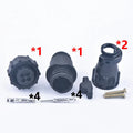 4 Pin auto sensor plug Aviation Wiring Black Circular Connector Plug 182658-1 206153-1 206060-1 1-206062-4 For SMT SMEMA
