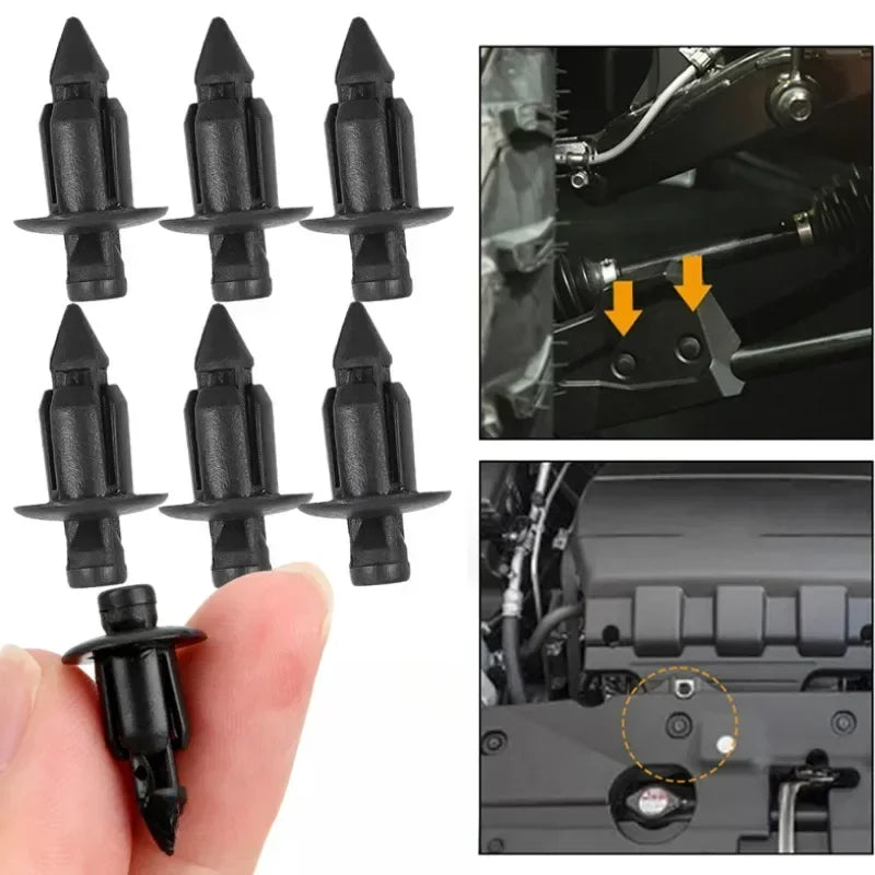 Expansion Screw Buckle Car Motorcycle Plastic Rivets Fastener Motorcycle Shell Flow Cover Screw Buckle for Suzuki Kawasaki Amagi
