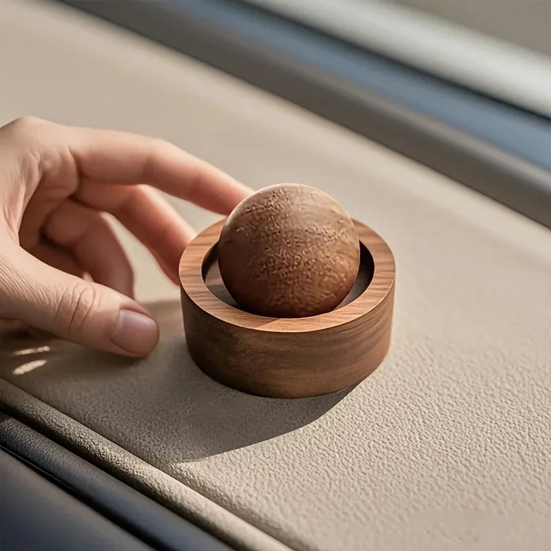 Mini Cute Natural Wood Fragrance Diffuser Car Home Essential Oil Diffuser for Bedroom Living Room Bathroom Office Oil Amagi