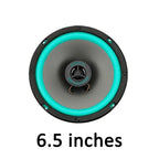 4-6.5 Inch 160W 2-Way Car HIFI Coaxial Speaker Door Audio Music Stereo Tweeter Mid-woofer Full Range Frequency green for Refit