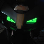 1 Pair New Motorcycle Headlight Luminous Stickers Devil Eye Dazzle Colour 3D Decals Motorbike Body Waterproof Decoration Sticker