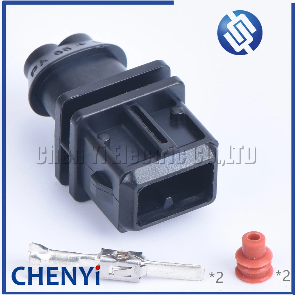 2 Pin Auto waterproof Connector female or male EV1 Fuel injection nozzle Wire harness plug 282190-1 0-282190-1 A047