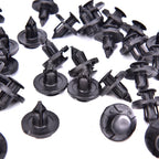 100Pcs Plastic Car Trim Clips Rivet Door Panel Retainer Fastener Mud Flaps Push Plastic Fastener Clips