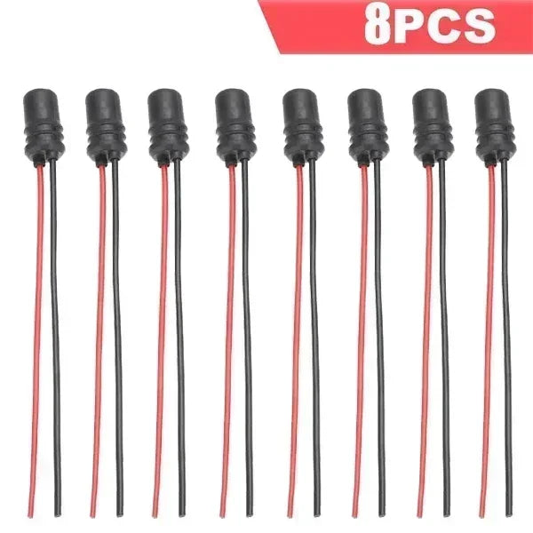16/1pcs DC12V T10 W5W 147 Dashboard Wedge Light Bulb Socket Rubber Light Bulb Socket Lamp Holder Connector for Auto Truck Boat