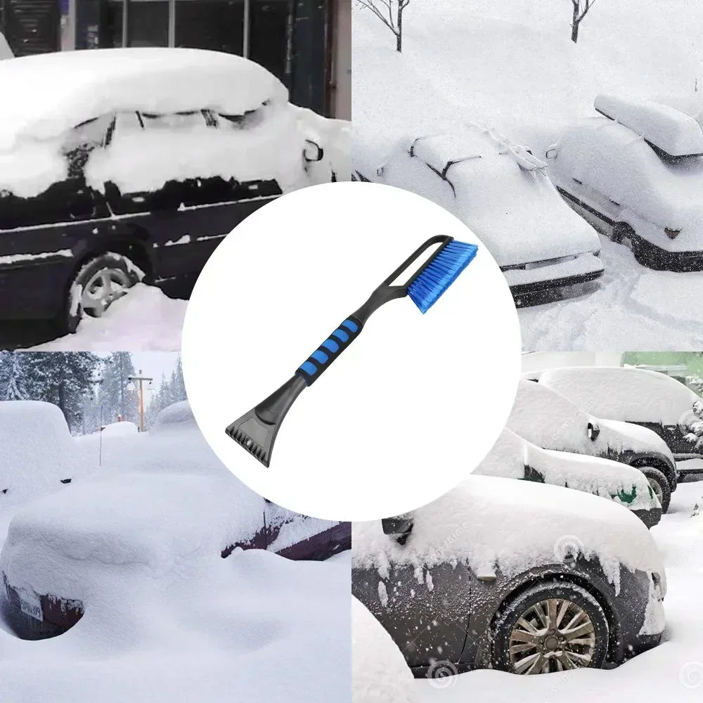Snow Brush with Wider Ice Scraper Snow Removal Tool Car Brush with Ergonomic Comfortable Foam Grip for Cars Amagi