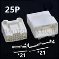 25 Pin Automobile Connector Automotive amplifier central control plug Socket 7283-4855 7282-4855 With pins For Toyota Corolla