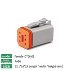 5/10/20Sets Deutsch DT Waterproof Connector Electrical Wire Socket Plug For Car 2P/3P/4P/6P/8P Kit Box Suit DT06-4S DT04-2P DT06