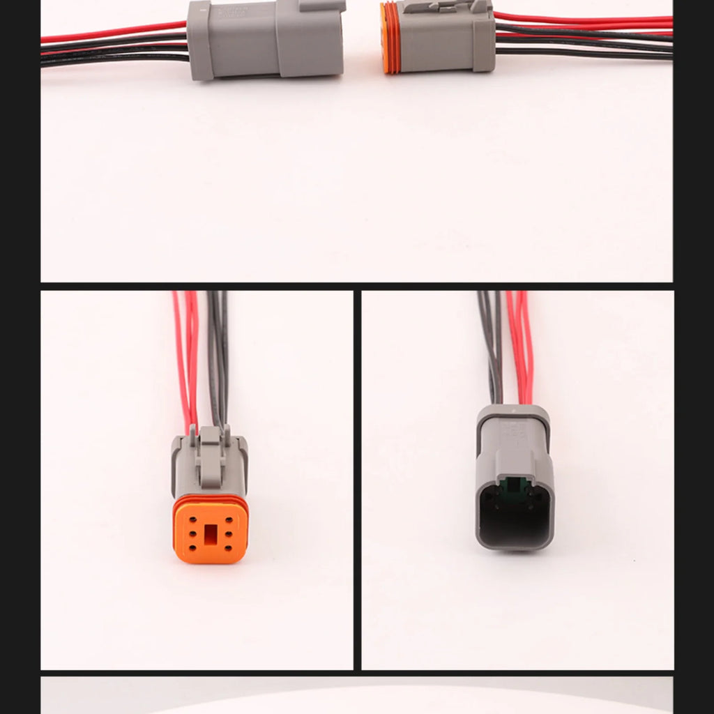 6 Pin Connector Waterproof 1.6mm Series Male Female Connectors Wiring Harness Housing Cable Socket DT04-6P-C017 DT06-6S-C017