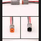 6 Pin Connector Waterproof 1.6mm Series Male Female Connectors Wiring Harness Housing Cable Socket DT04-6P-C017 DT06-6S-C017