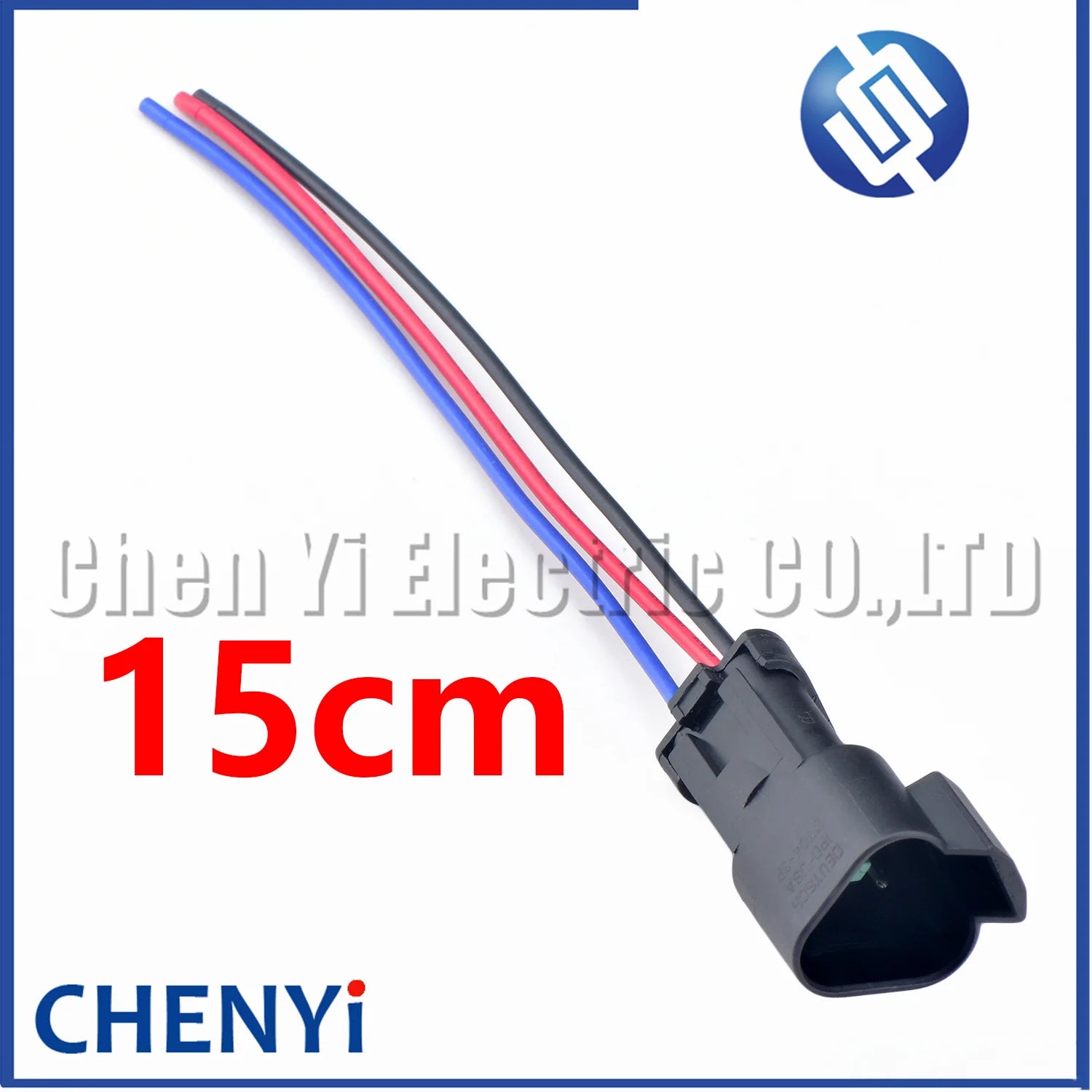3 Pin Black DT series Connector Waterproof Plug Socket DT06-3S DT04-3P DT06-3S-E005 DT04-3P-E005 For Engineering Vehicle Deutsch