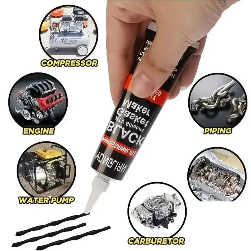 Hi-Temp Black RTV Silicone Gasket Maker for Engines - Automotive Sealant with Oil Resistance High Adhesion on Aliexpress amagi