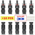 400/200/100/40/20/10 Pcs Photovoltaic Solar Connector 1000V30A Wholesale Panel Connectors Kit for PV/MC Cable 2.5/4/6mm²