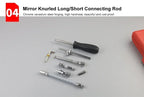 Motorcycle 46pcs 1/4 Inch Drive Socket Ratchet Wrench Set Complete Car Repair Kit for Auto and Bicycle Maintenance Tools amagi