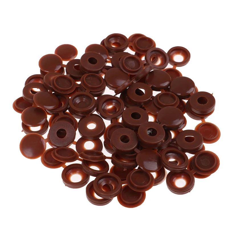 50Pcs Car Hinged Cover Cap Number Plate Fitting Fixing Self Tapping Screw For License Plate Screw Caps Screws Plugs