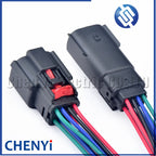 8 Pin 33472-0801 Auto Electrical Headlight Light Socket Car Engine Cable Plug For Ford BUICK Chevrolet With wiring harness