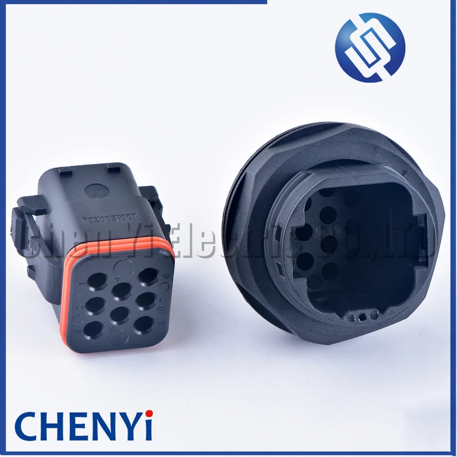 8 Pin Male or Female Waterproof Automobile Connector Electronic Plug 132008-001 132008-000 With Pins