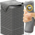 Microfiber Cleaning Cloth Soft Absorbent Wash Dishcloth Reusable Window Car Clean Towel Household Cleaning Rags Amagi