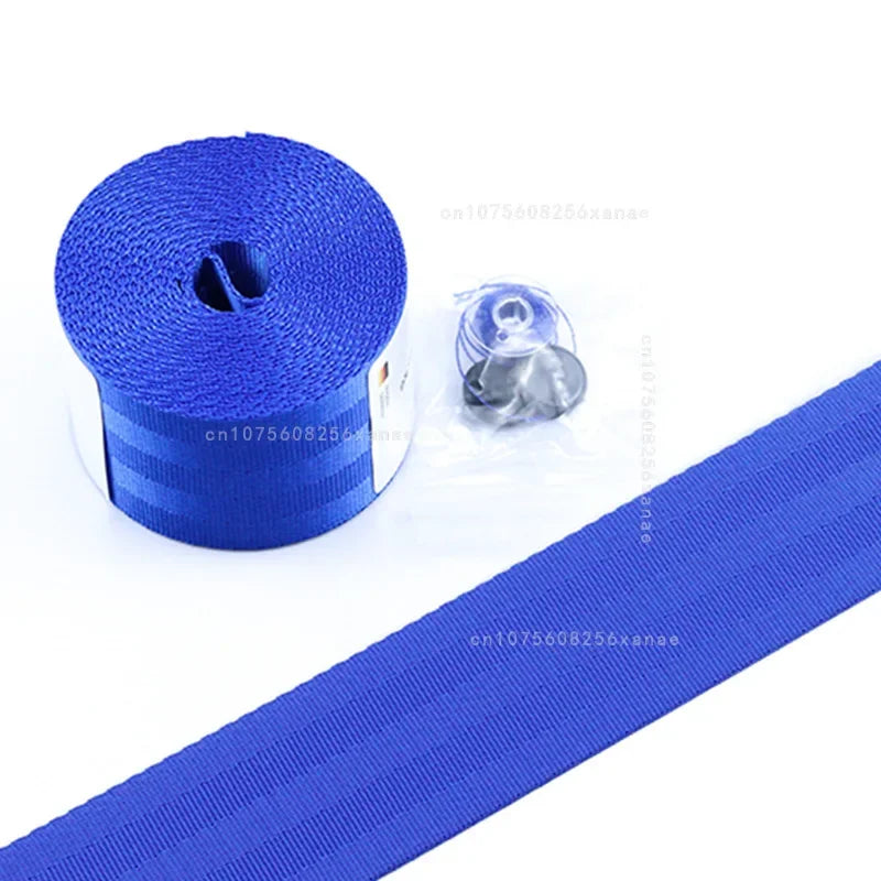 Car Seat Belt Auto Strengthen Seat Belt Webbing Fabric Racing Car Modified Seat Safety Belts Car Accessories Amagi