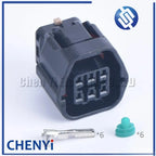 1 set 6 pin Waterproof Auto Car Door Lock Locking Connector Sealed Plug For Hyundai Elantra Sensor connector 7283-8760-30