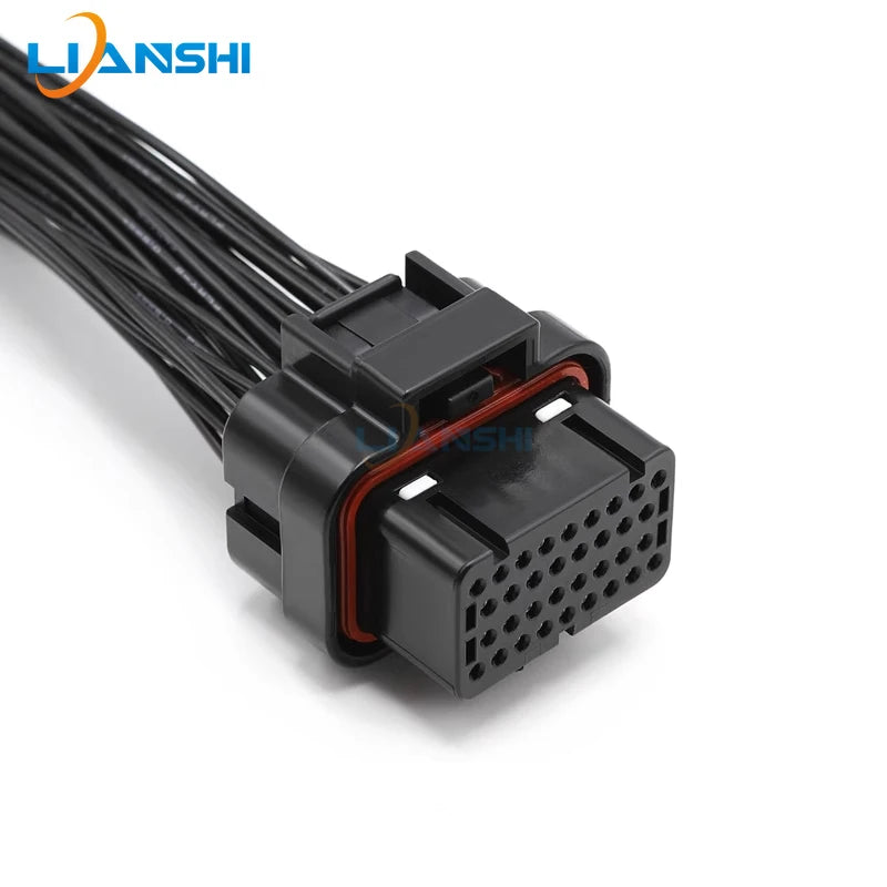 AMP type connector plug 4-1437290-1 automotive waterproof connector 34-core PCB soldering 6437288-2
