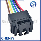 6 Pin Automotive connector socket rear lamp Tail light Wire harness plug 7701477989 7703297051 For Renault Clio II