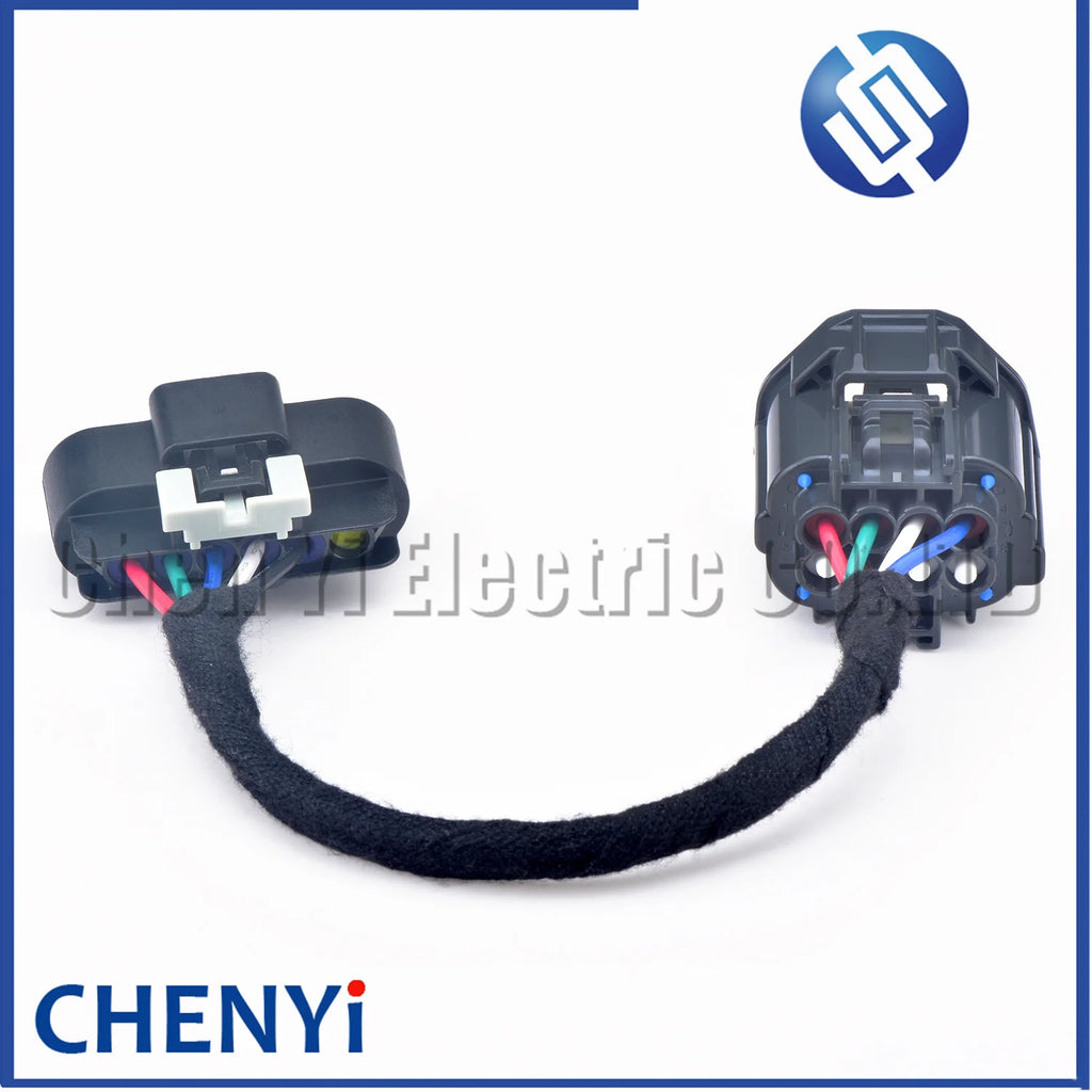 1 Pcs 8P to 6P Adapter From HID Wiring To HALOGEN Headlight Connector harness plug For 2007-2012 GMC Acadia