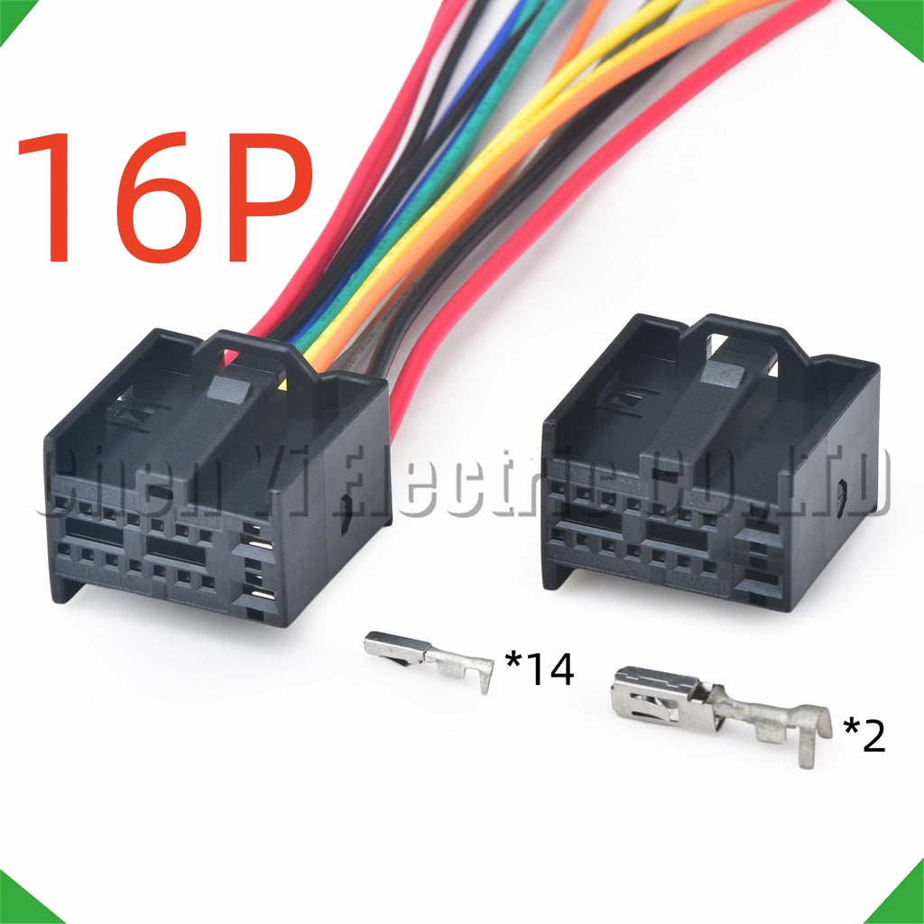 16-pin auto connector automotive connectors control window motor harness 1k0972961