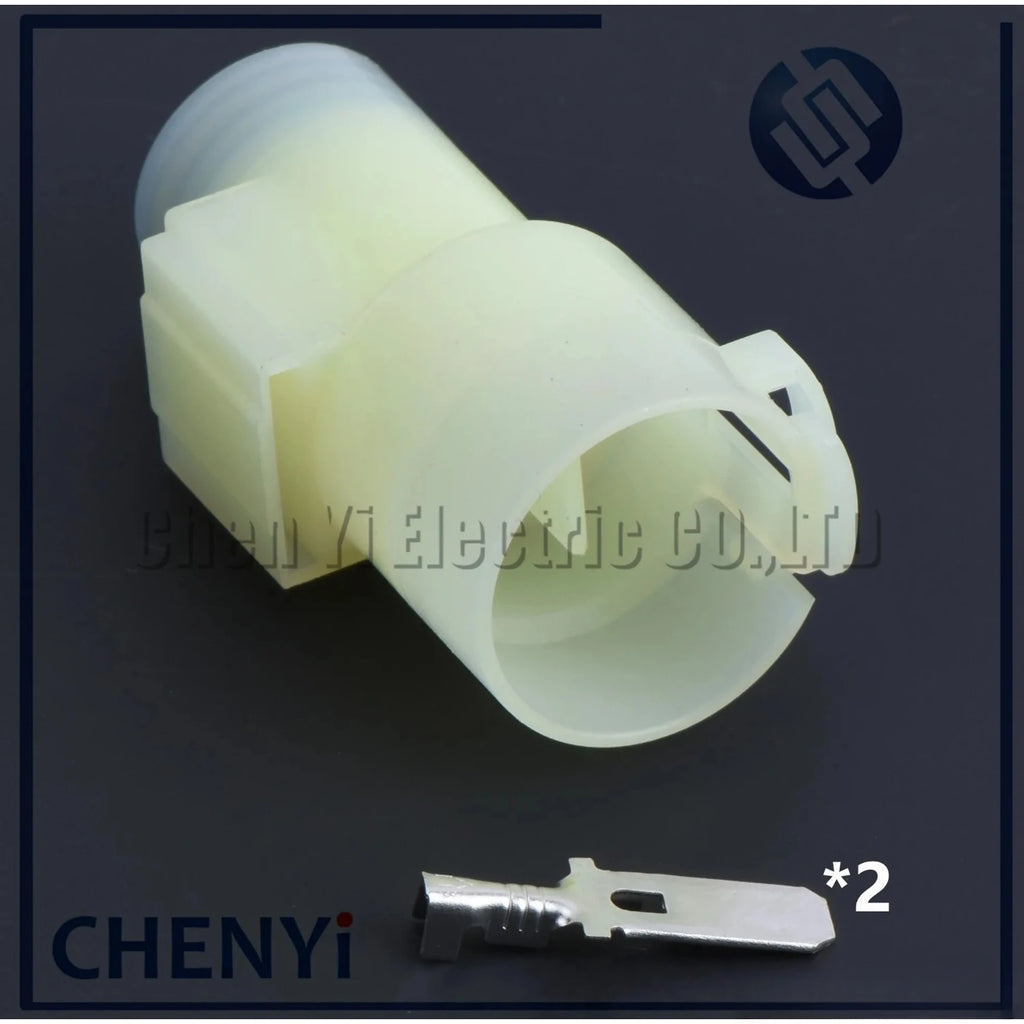 2 Pin 6.3mm series car electrical plug auto connector automotive Sealed Plug wire harness connector 6180-2480 with Pins