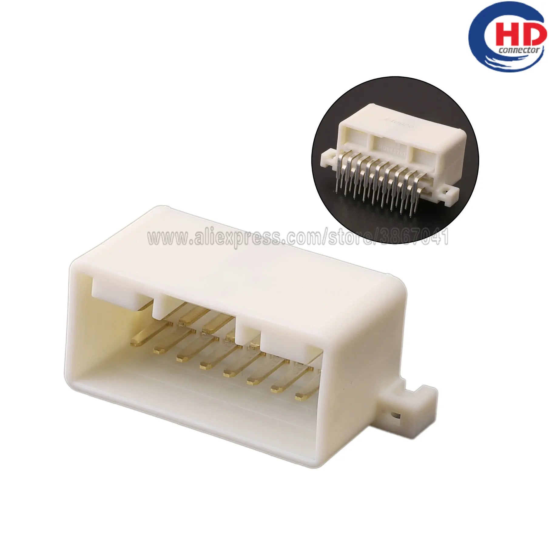 1-20 Sets 18pin auto waterproof electric plastic wire harness connector MG645701