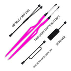 Light Up Your Ride Motorcycle LED Warning Strip with Multicolor Reflective Lights Light Film DIY Helmet Strip Accessories