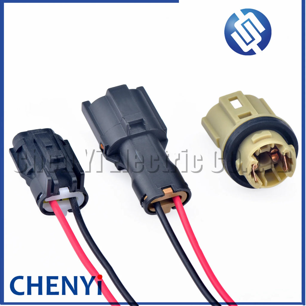 2 Pin Fog Lamp Daytime running lights Wire Harness Plug Bulb Lamp Holder Socket MG640322-4 MG610320-4 7222-1424-30 7123-1424-30
