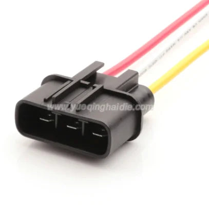 3pin auto waterproof electric plastic wire harness connector HD031YB-6.3-11