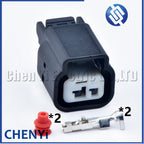 2 Pin Automotive waterproof connector male or female Fuel injector sensor Wire harness plug MG645638-5 MG645638 For Hyundai Kia