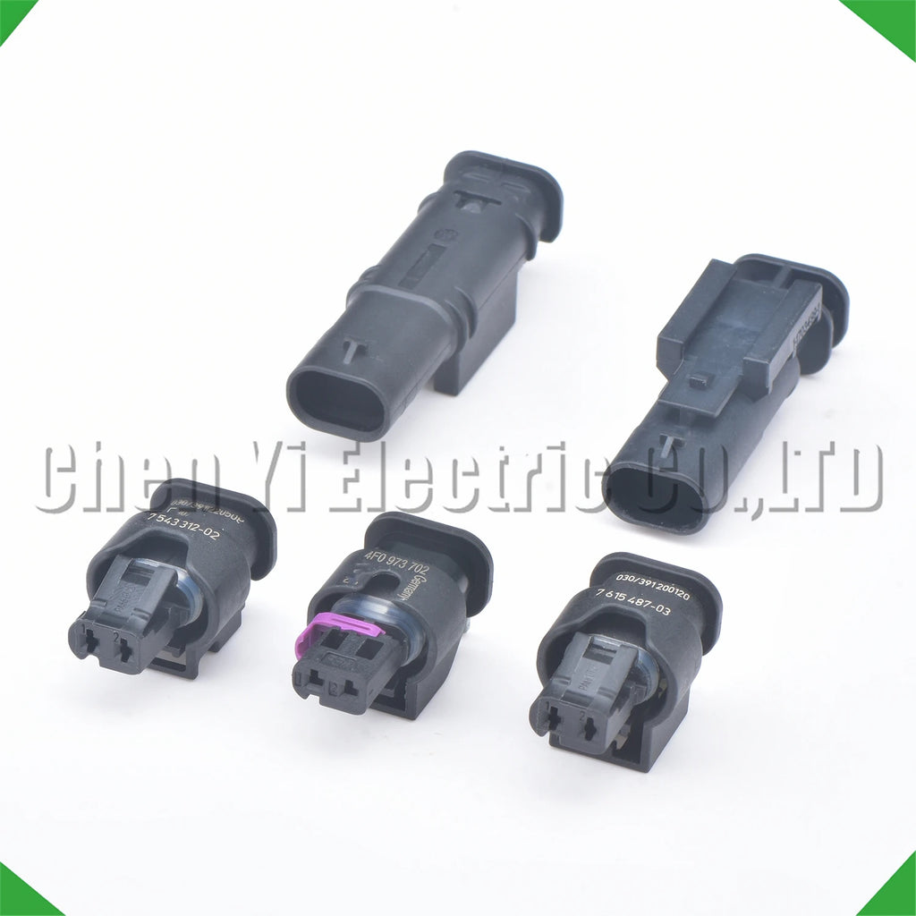 2-Pin Connector Connector Daytime running lights lights connector fuel injector