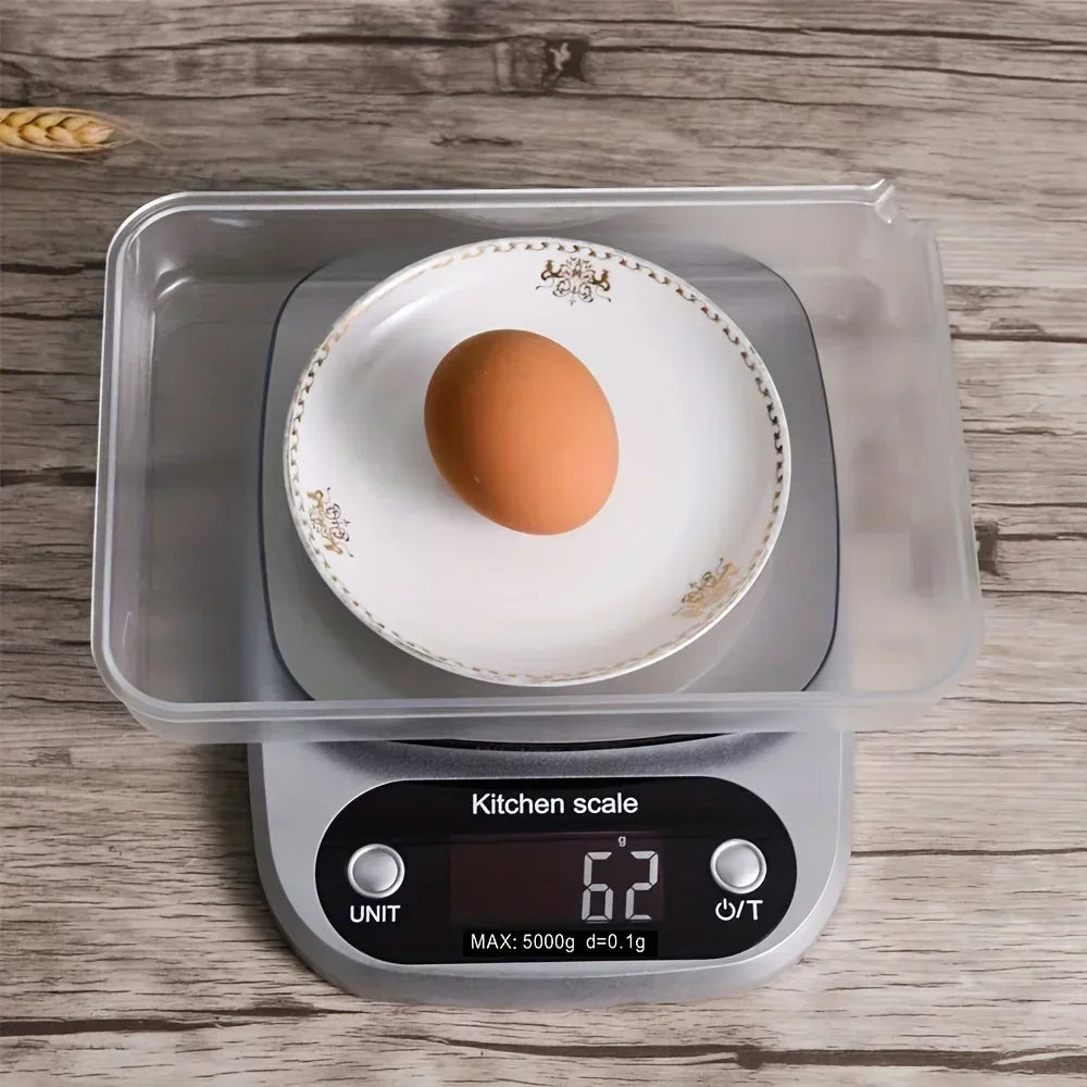 Household Kitchen Scale Baking Precision Food Scale 0.1g Gram Small Desktop Scale Tea Scale High Precision Digital Scale Compact