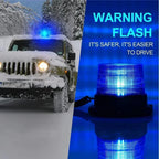 12V Car Strobe Light Emergency Mounted Vehicle Car LED Strobe Warning Light Police Flashing Lights Led Emergency Lights Amagi