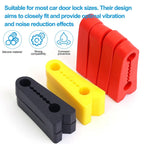 Car Door Latch Stopper Damper Buffer Pad Anti Rattle Silicone Shock Absorber Sound Insulation Noise Reduction Sticker Accessory