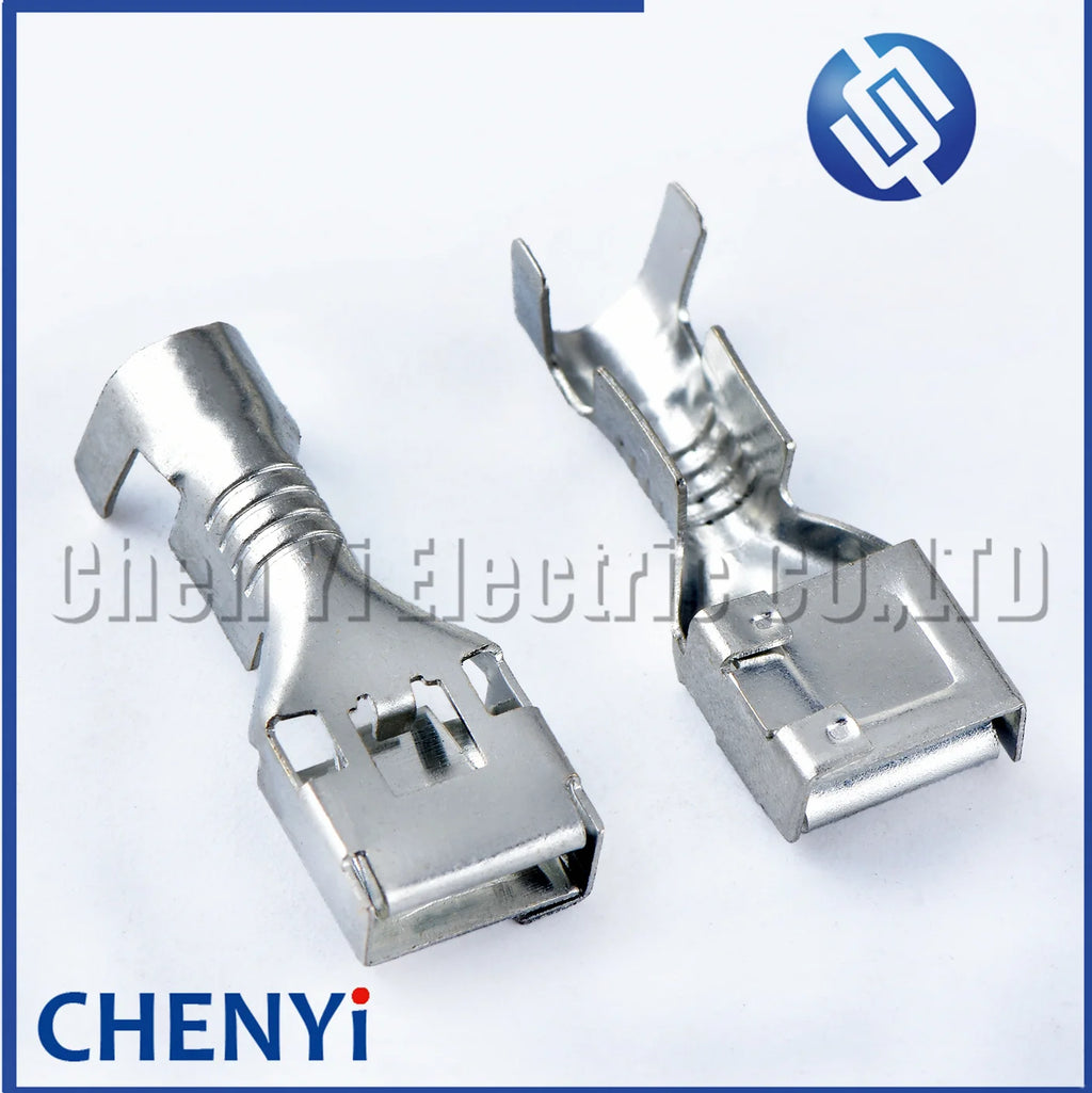 20 Pcs 7.8mm Female series Wiring Terminals Crimping Loose Cable Splice Brass tin-plating Pins DJ627A-7.8C G501 G503