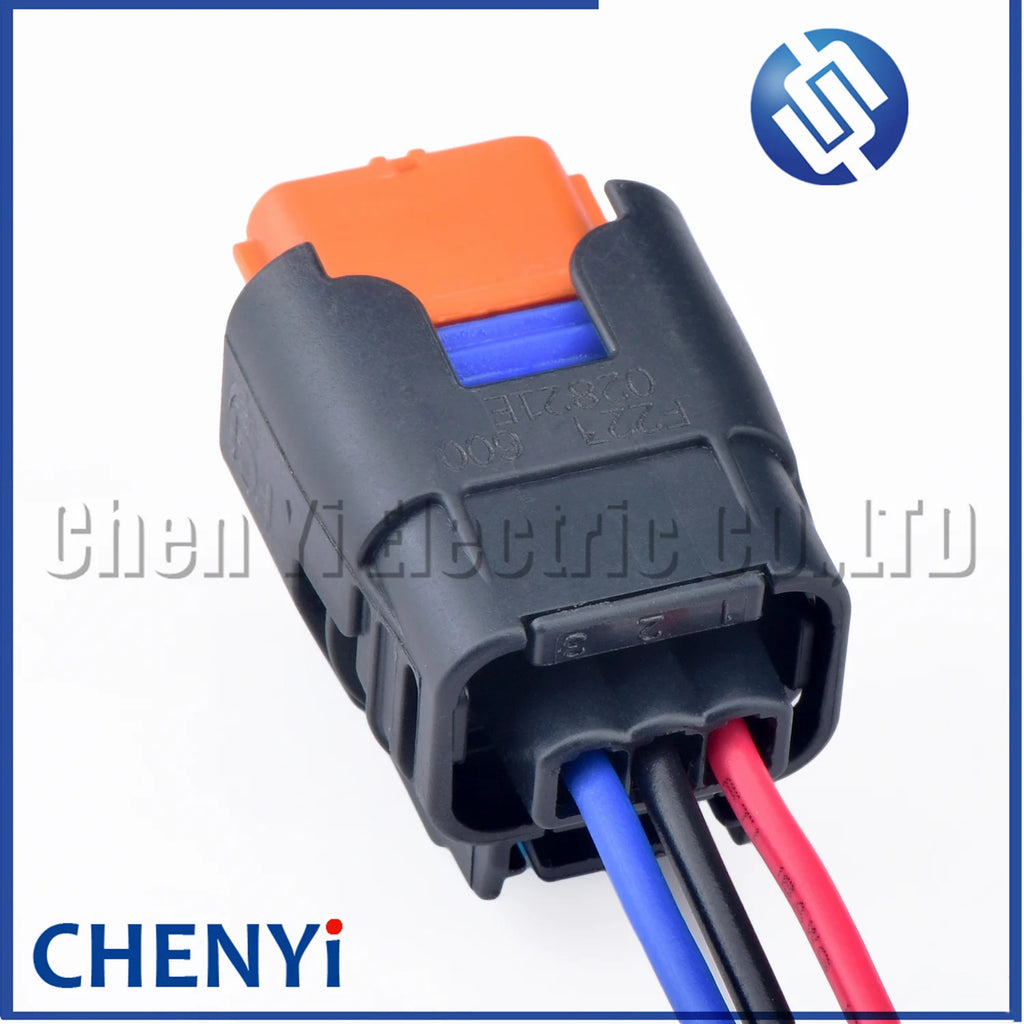 3 Pin Auto Waterproof Connector Car Wheel Speed Sensor Wire Harness Plug 13847082 F223600 02821E For Nissan Infiniti Q50L QX50