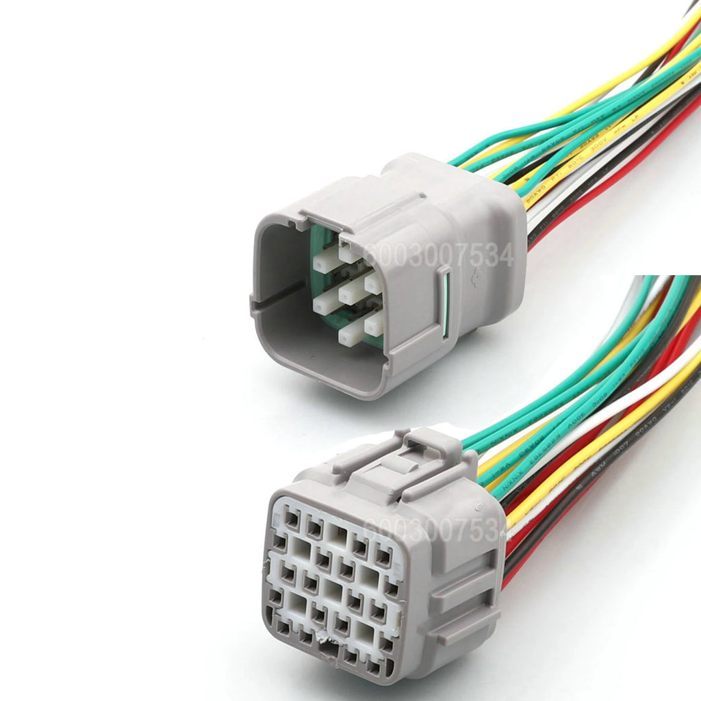20 Pin Connector 1.2mm Series Male FemaleConnector Cable Plug Motorcycle Electrical Harnesses Wiring Harness 6188-0494