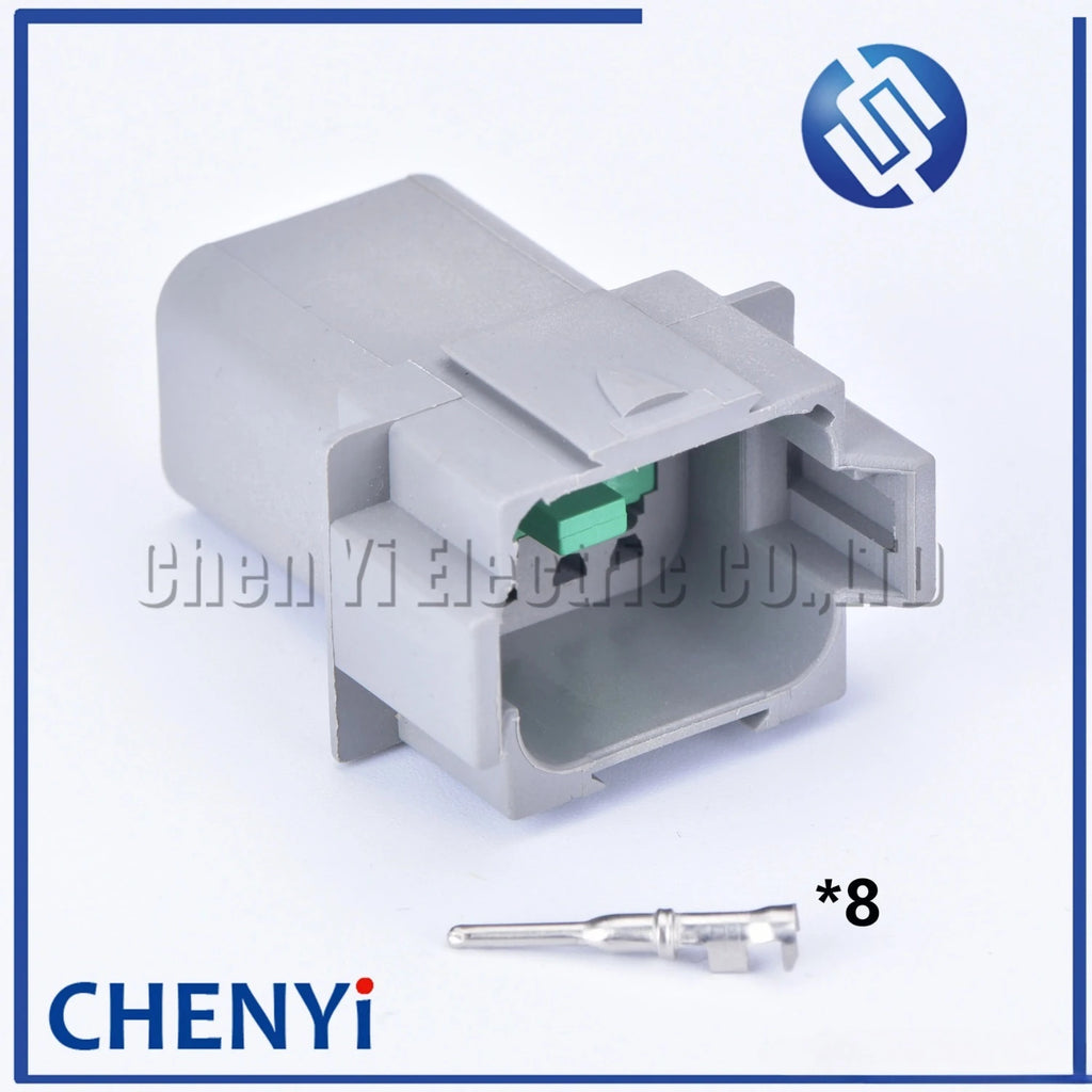 8 Pin Auto Waterproof Connector Wire harness plug PCB socket DT06-8S DT04-8P DT04-8P-L012 DT15-8P DT13-8P For Deutsch DT series