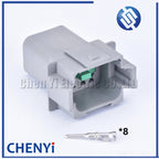 8 Pin Auto Waterproof Connector Wire harness plug PCB socket DT06-8S DT04-8P DT04-8P-L012 DT15-8P DT13-8P For Deutsch DT series
