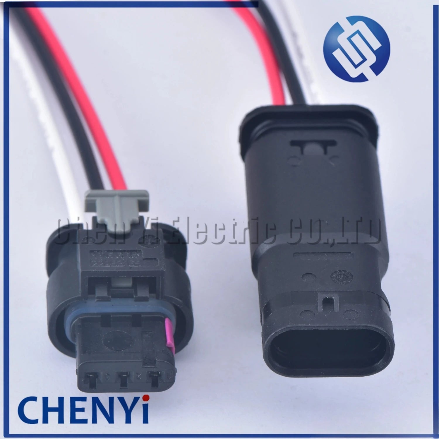 3 Pin PDC Parking Sensor Plug Connector For PASSAT A1 A3 A4 A6 A7 Q5 Q7 R8 4F0973703 1718653-1 4F0 973 703 With 15cm wire