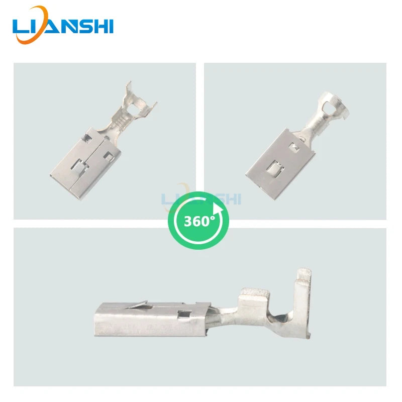 5pcs 9.5 series suitable for Volkswagen plug and spring automotive tin-plated copper terminals DJ6228A-E9.5-1.2E