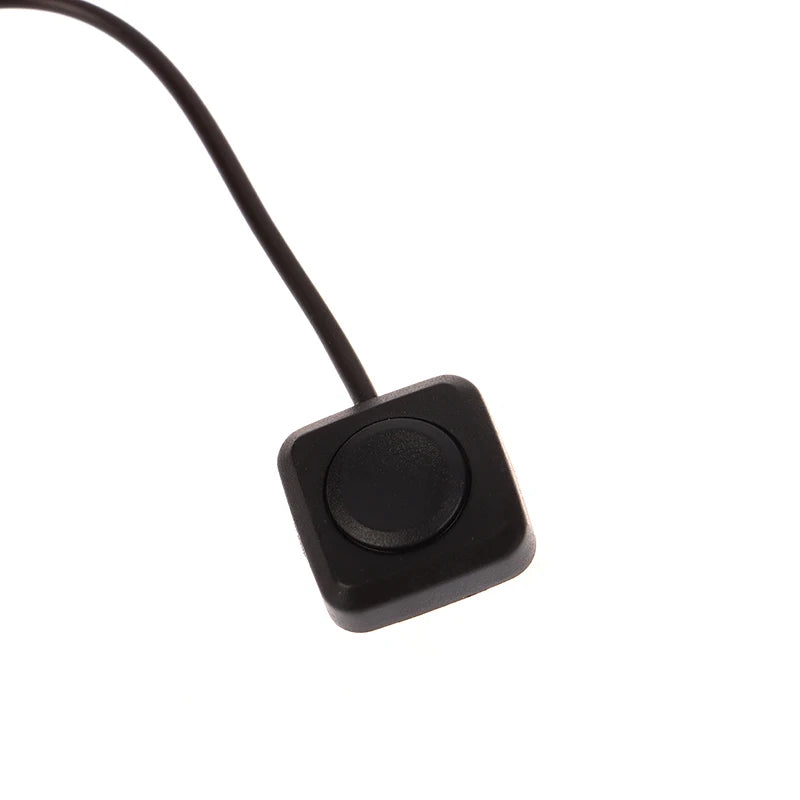 1Pc Momentary Push Button On Off Switch Black Plastic 12V 24V Car Alarm Button DIY Flashlight Surface Mount Mini Button Switch