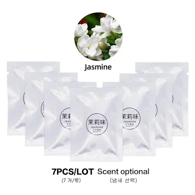 Car Air Freshener Supplement 7 Pcs/Lot Solid Car Perfume Car Air Conditioner Vent Auto Ocean Refill Air Outle Amagi